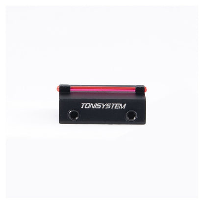 Toni System Mirino per bindella inferiore a 8,1 mm con fibra ottica rossa da 1 mm