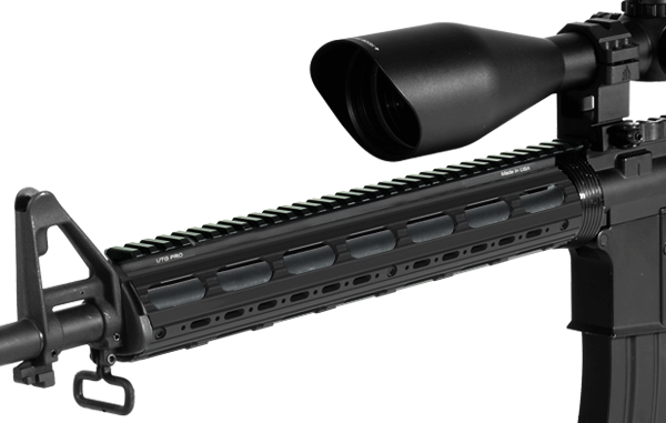 Paramano UTG PRO Super Slim drop-in rifle-length per AR-15, vista 4