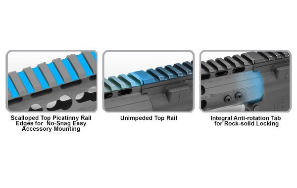 UTG PRO AR15 9" KEYMOD Free Float Handguard Black