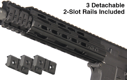 UTG PRO AR15 7" SuperSlim Free Float Handguard Black