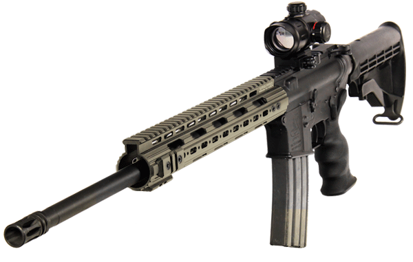 UTG PRO AR15 Mid Length Super Slim Free Float Handguard