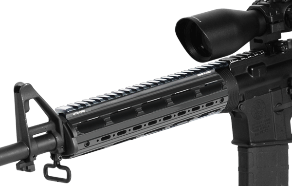 UTG PRO Model 4/15 Mid Length Super Slim Drop-in Handguard