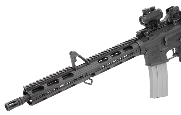 Paramano UTG PRO Super Slim drop-in 15 pollici carbine per AR15, vista 4