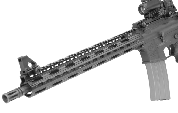 UTG PRO AR15 15" SuperSlim Free Float Handguard Black