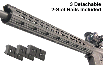 UTG PRO AR15 15" SuperSlim Free Float Handguard Black