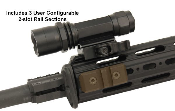UTG Handguard 13" Super Slim Free Float Rail per AR10