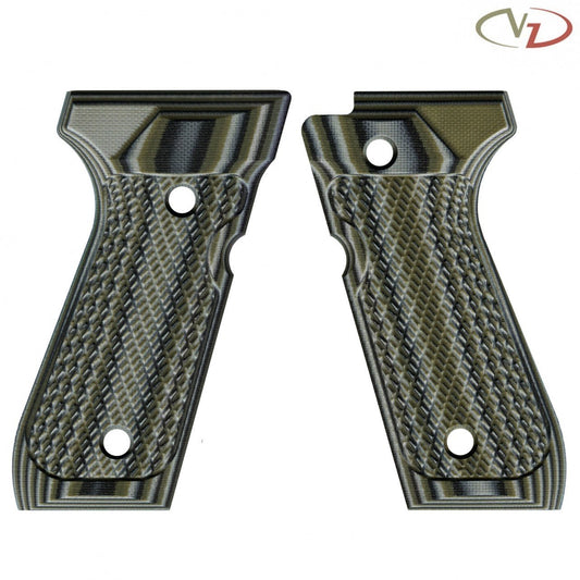 VZ Grips Tactical Slants - Predator Green - Beretta 92/98