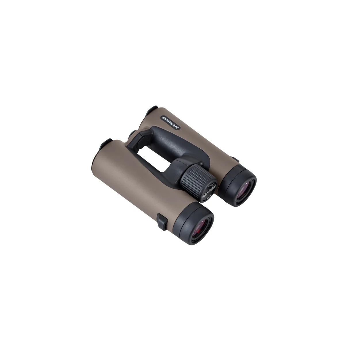 Binocolo Optisan LR 42 marrone, vista di tre quarti