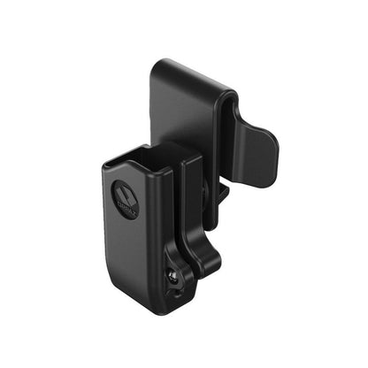 Orpaz portacaricatore singolo con due clip cintura per caricatori bifilari metallici 9 mm