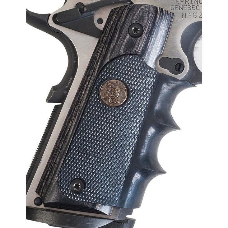 Pachmayr Guancette 1911 American Legend - Charcoal Silvertone
