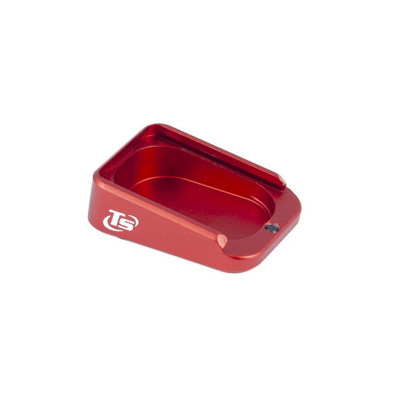 Toni System Pad +1 colpo in alluminio per CZ 75 TS Orange, Czechmate e TS 2 – Rosso