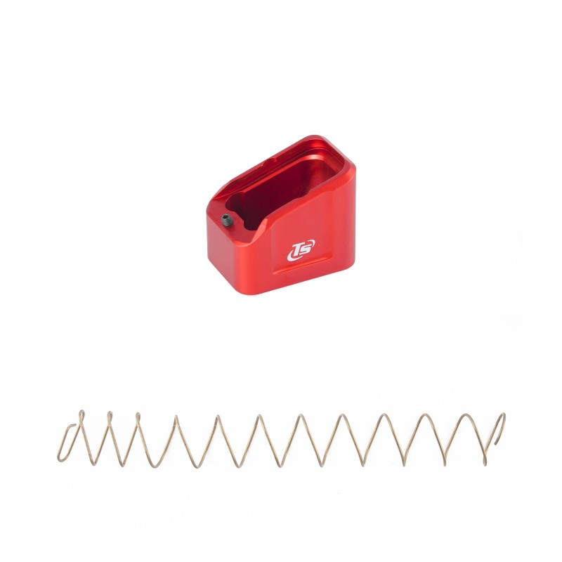 Toni System Pad +5 colpi (141,25 mm) per Glock 17, 22, 24, 31, 34, 35 e 45 – Rosso