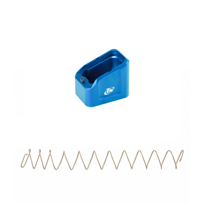 Toni System Pad +5 colpi (141,25 mm) per Glock 17, 22, 24, 31, 34, 35 e 45 – Blu