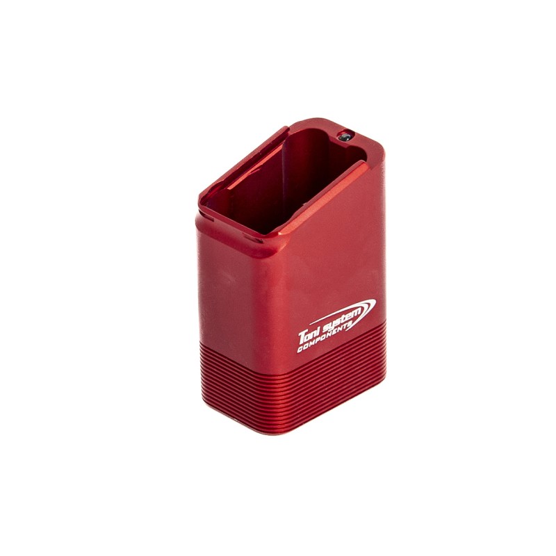 Toni System Pad caricatore +7 colpi per Beretta 92, 96, 98 e 92X – Rosso