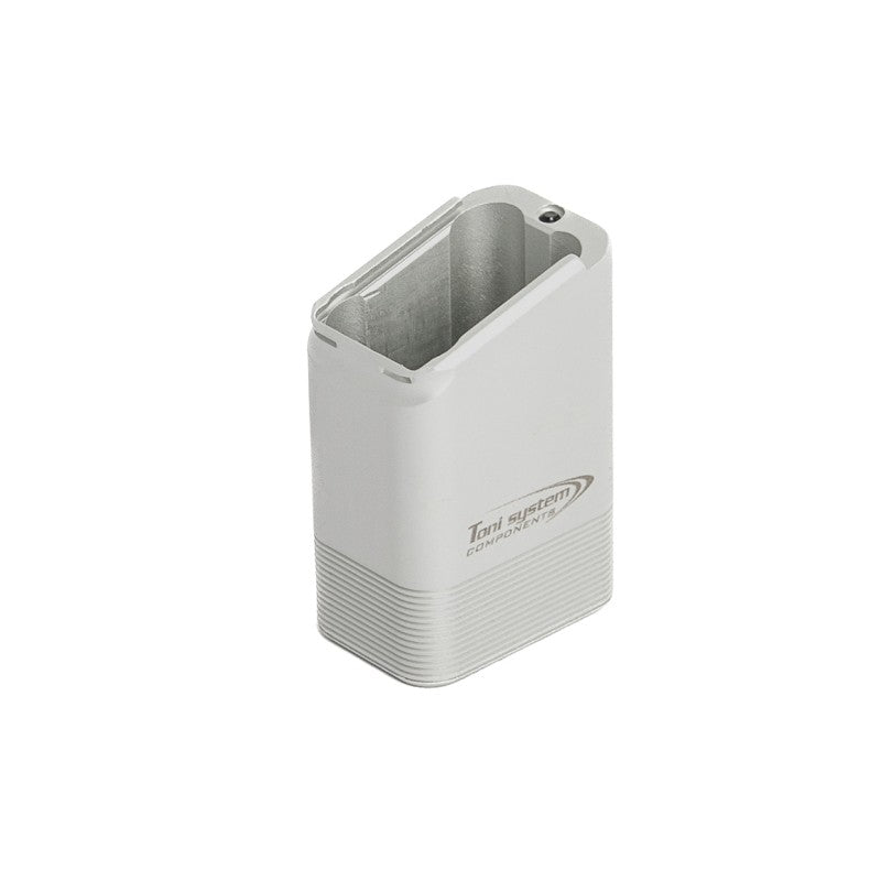 Toni System Pad caricatore +7 colpi per Beretta 92, 96, 98 e 92X – Argento