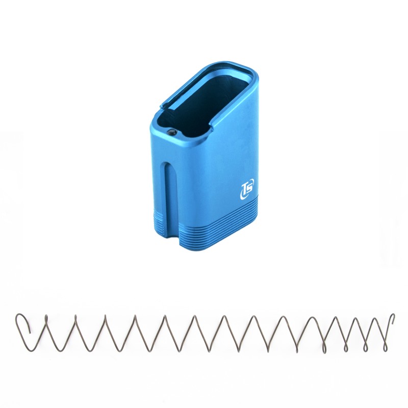 Toni System Pad +9 colpi (168 mm) per Tanfoglio fusto large – caricatori K9 e K40 – Blu