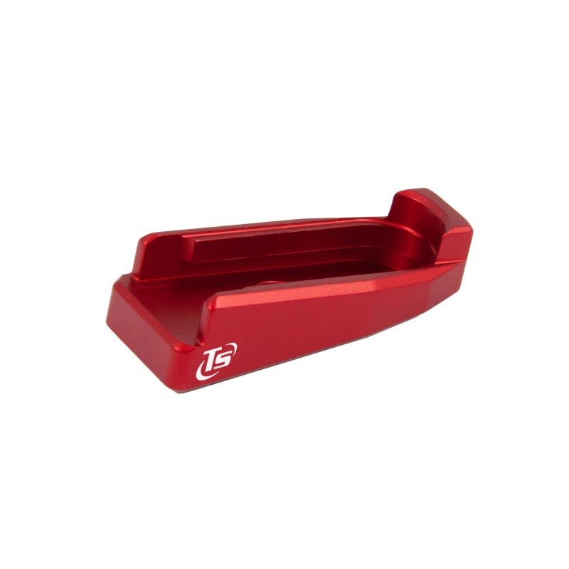 Toni System Pad standard monofilare in alluminio per 1911 – caricatore Cobra Mag – Rosso