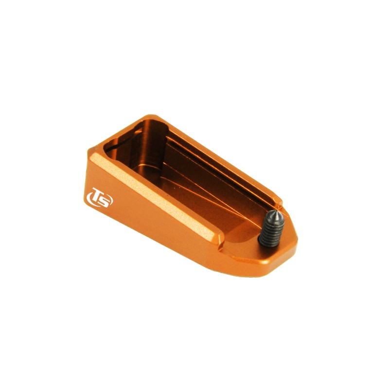 Toni System Pad standard monofilare in alluminio per 1911 – caricatore Mec-Gar – Arancione