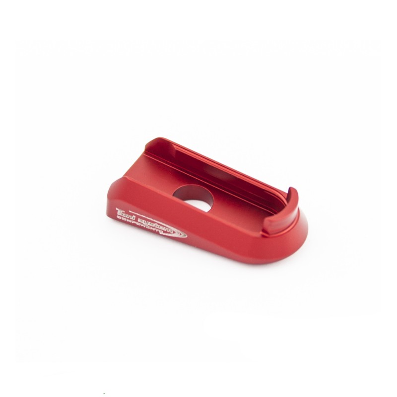 Toni System Pad standard monofilare in alluminio per 1911 – caricatore Metalform – Rosso