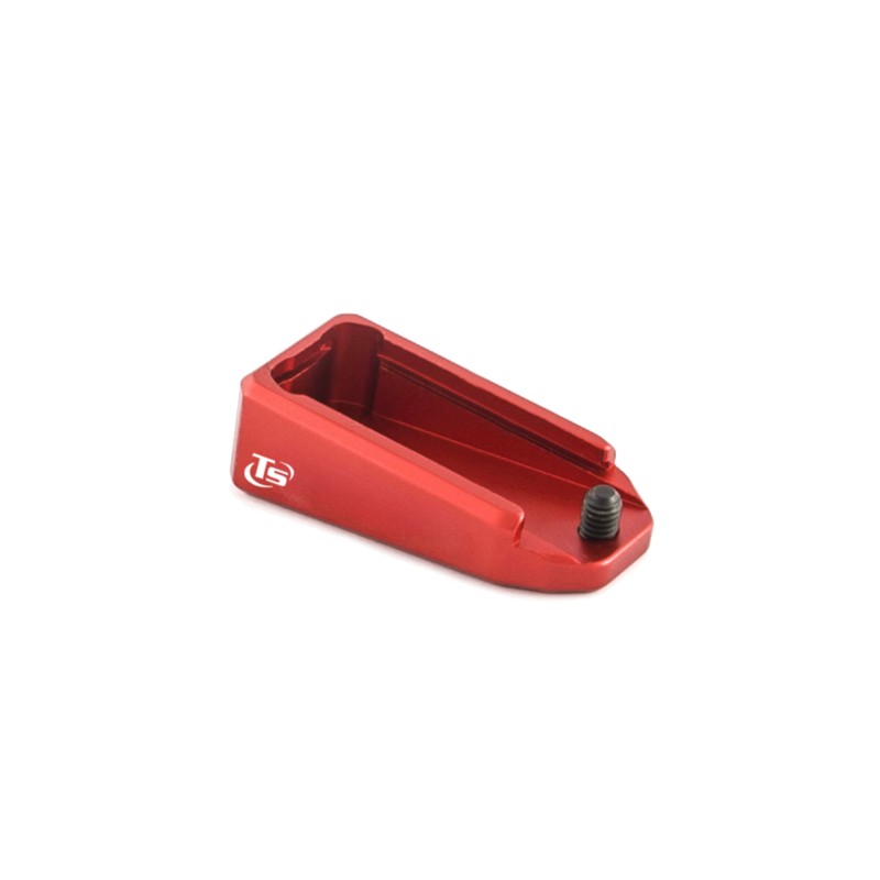 Toni System Pad standard monofilare in alluminio per 1911 – caricatore Sabatti 9x21 e .45 ACP – Rosso
