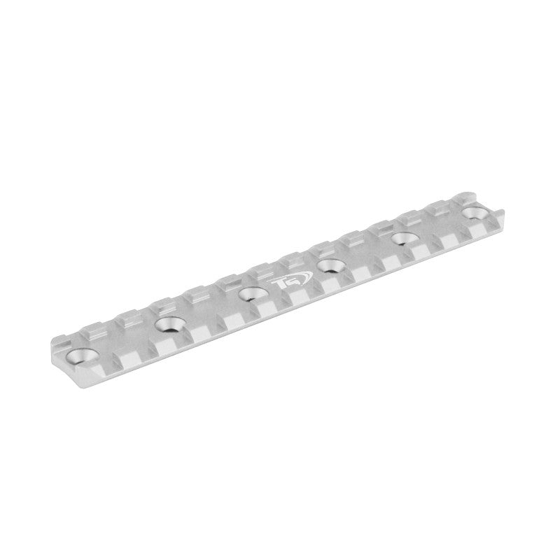 Toni System Slitta Picatinny corta 6 fori 135 mm, interasse 25 mm, per tubi astina ADC – Argento