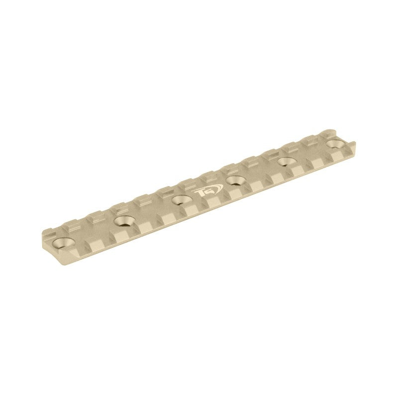 Toni System Slitta Picatinny corta 6 fori 135 mm, interasse 25 mm, per tubi astina ADC – Sabbia
