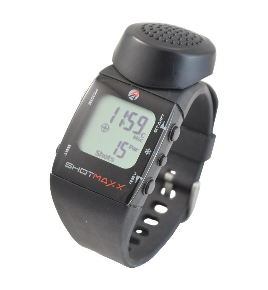 Double Alpha Academy SHOTMAXX-2 timer da polso – display nero – vista 2