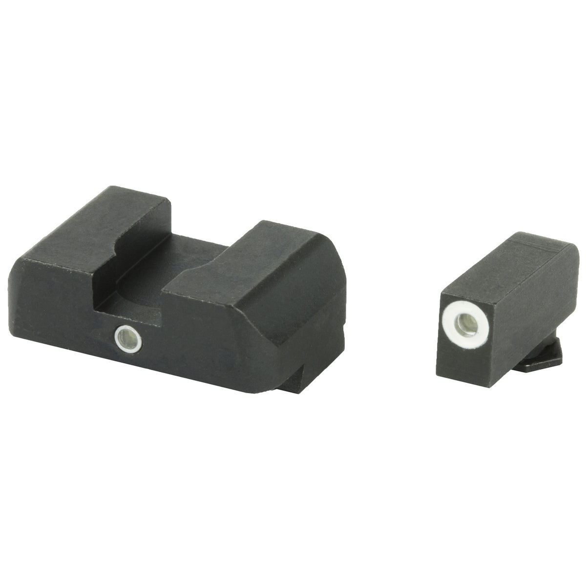 AmeriGlo I-Dot, Sight 2 Dot Fits Glock - Green w/White Outline Front/Rear