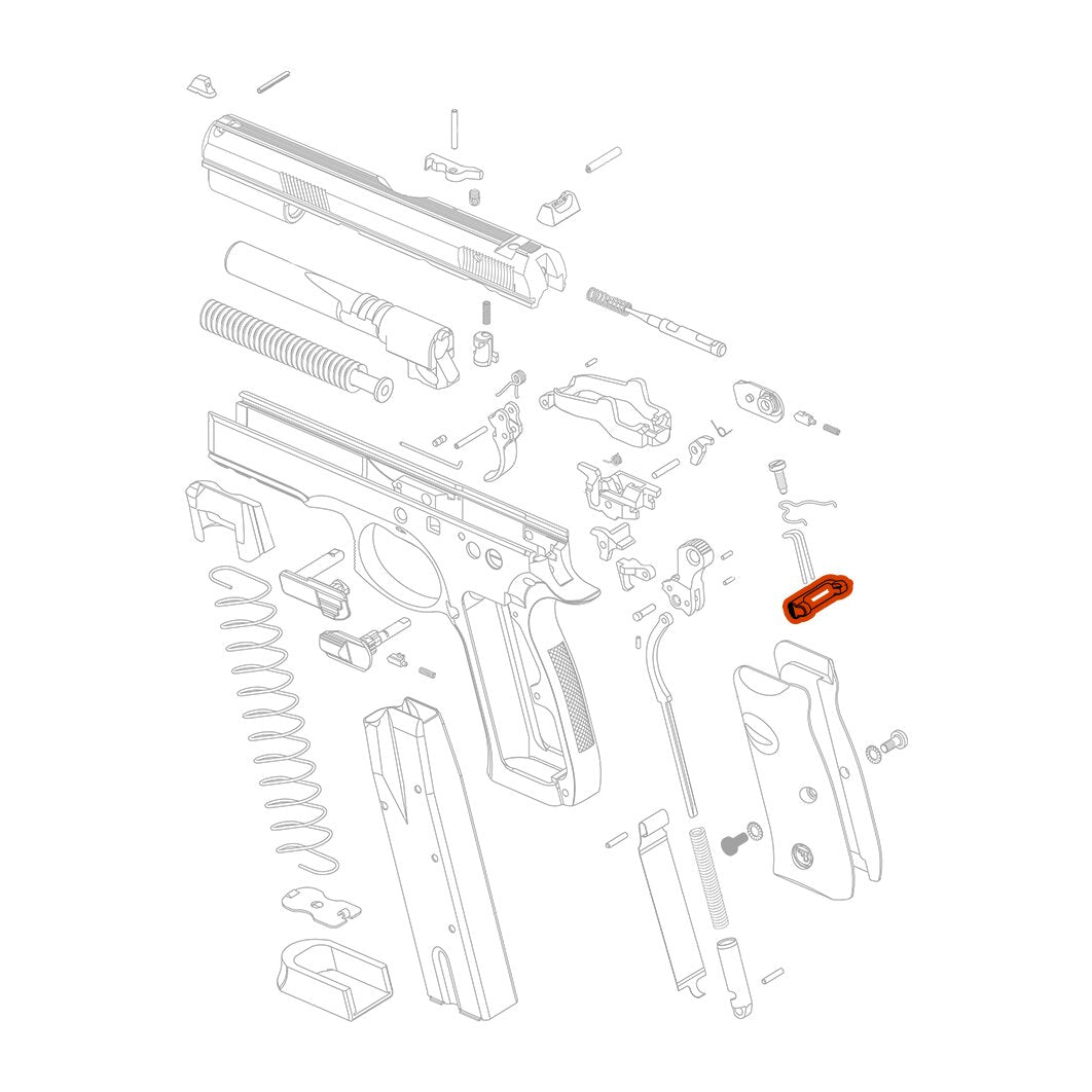 CZ Magazine Catch CZ SP-01 - Black 