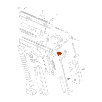 LWD Firing Pin Safety 9/40/357/10 PER TUTTE LE GLOCK