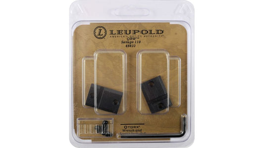 Leupold Quick Release Weaver Style Two Piece Base Savage 110 Gl - Black