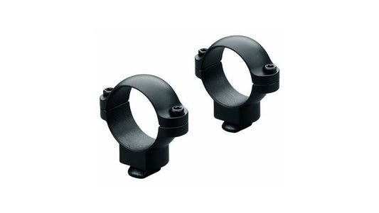 Leupold Dual Dovetail DD Rings Tube 1in Low - Matte Black