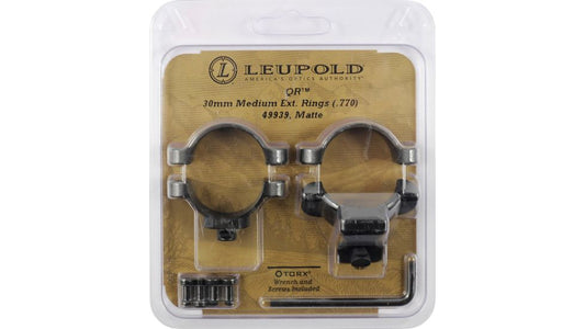 Leupold Quick Release Riflescope Rings Tube 30mm Extension - Black