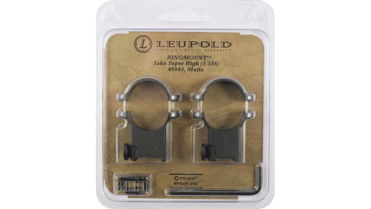 Leupold Sako Ring Mounts 1in Super High - Black