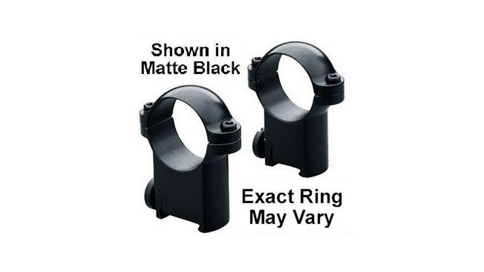 Leupold Sako Ring Mounts 1in Medium - Gloss Black -