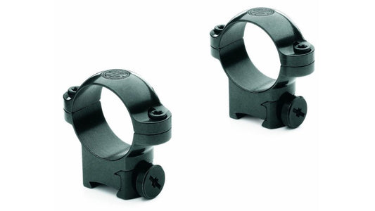 Leupold RM Rimfire No Tap Rings 13mm 0.84in Height 1in Tube Medium - Black 