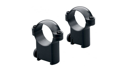 Leupold Sako Ring Mounts 1in High - Gloss Black