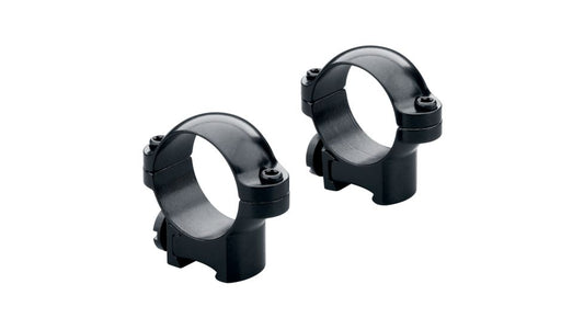 Leupold RM Rimfire No Tap Rings 13mm 0.72in Height 1in Tube Low - Black