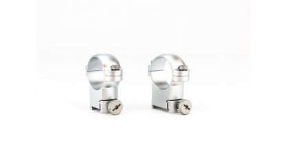 Leupold Sako Ring Mounts 1in High - Silver 