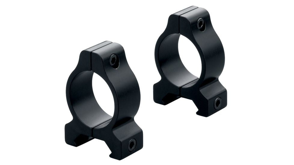 Leupold Rifleman Riflescope Rings Vertical Split  0.826in Height 1inch Tube - Black