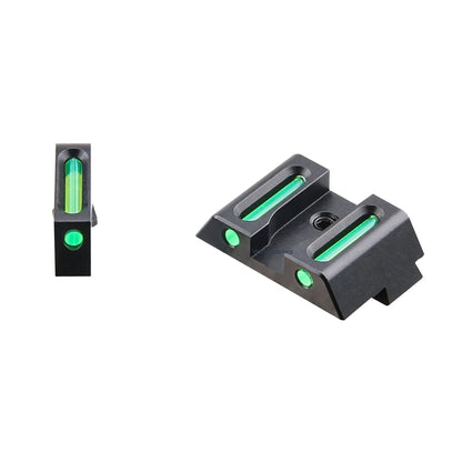 Vector Optics LA Fiber Sights Combo for Pistol - Green