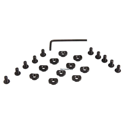 Vector Optics MLOK Rail Section Screws - Black