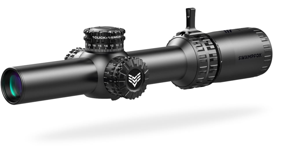 Swampfox ARROWHEAD LPVO 30mm Tube 1-10x24mm SFP Guerrilla Dot BDC Long Reticle