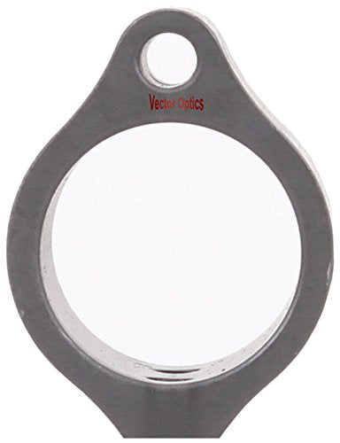 Vector Optics Steel 0.875" Inch Low Profile Micro Gas Block Barrel Mount with Rool Pins - Black