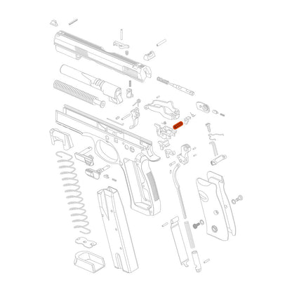 CZ Extractor Pin - Black