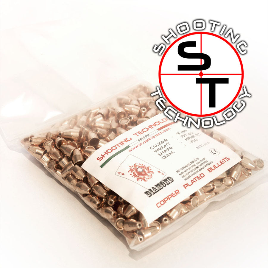 Shooting Technology Palle Ramate DIAMOND 9 mm (356") HPHB TC 124gr. Conf. (500pz.)