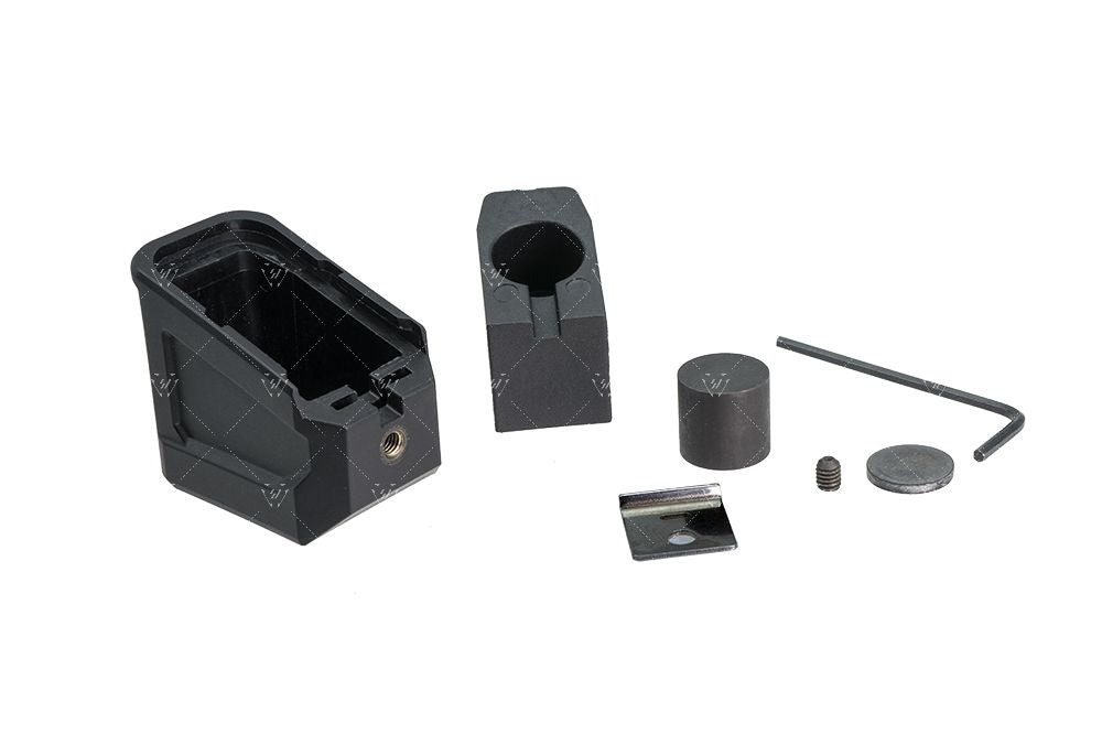 Strike Industries Enhanced Magazine Plate +0 per caricatori Glock 17/22, nero, dettaglio 3