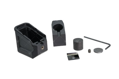 Strike Industries Enhanced Magazine Plate +0 per caricatori Glock 17/22, nero, dettaglio 3