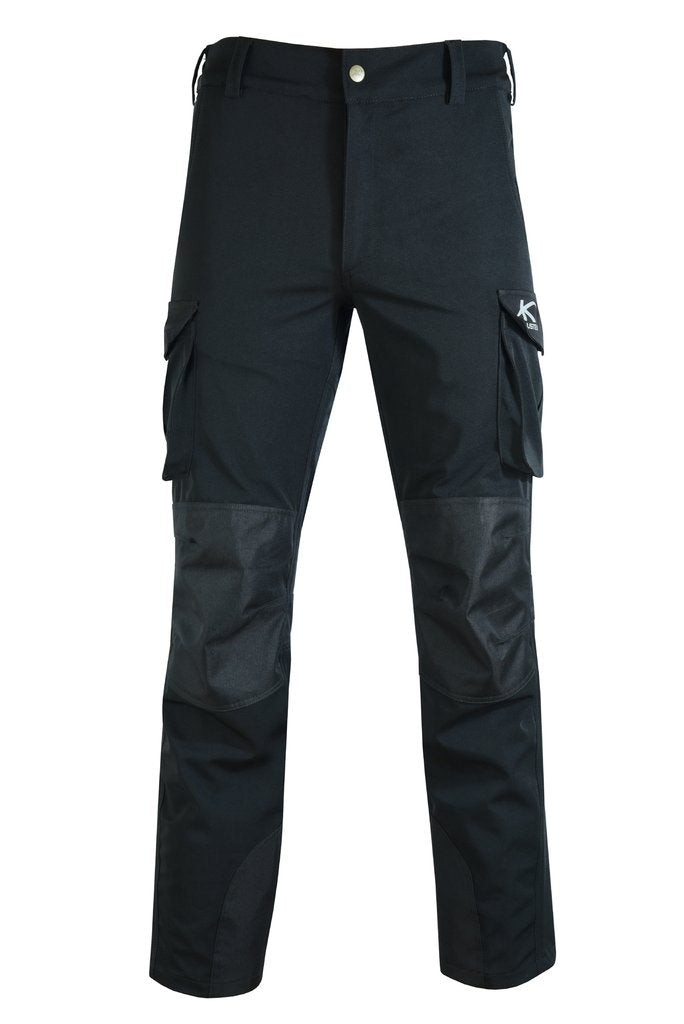 KONUSTEX -  MYLIUS Pantalone da caccia leggero elasticizzato - Black Medium 