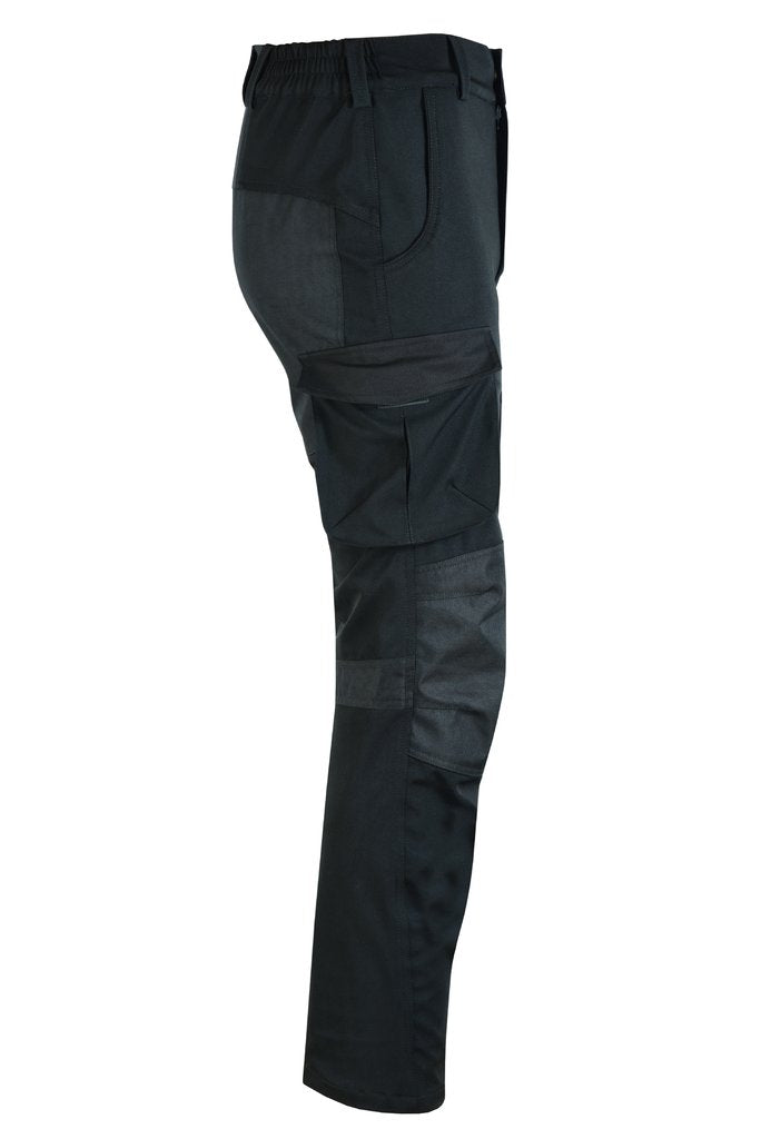KONUSTEX -  MYLIUS Pantalone da caccia leggero elasticizzato - Black Large